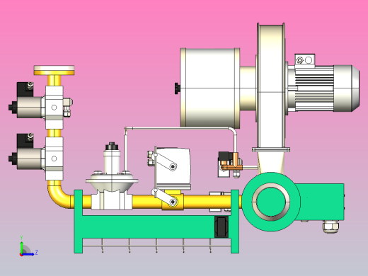 热空气燃烧器左视缩略图