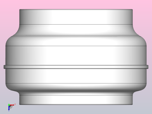 EK315M╱H 230╱50Hz 圆形管道风机[EK315M]俯视缩略图