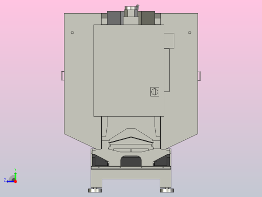 机床BROTHER-S500X1数码模型右视缩略图