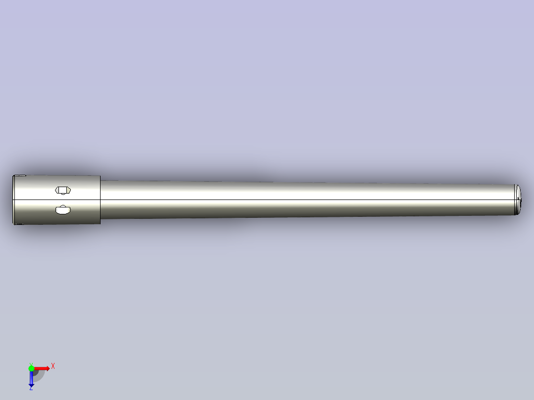 可调节的风洞支架俯视图