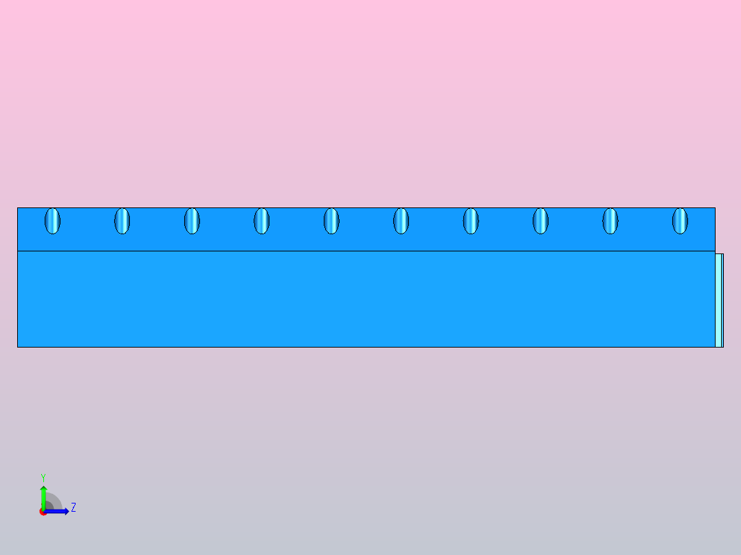 10针DG306 5蓝色间距5毫米ipt左视图
