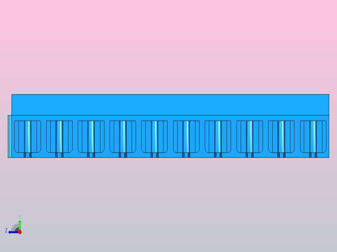 10针DG306 5蓝色间距5毫米ipt右视图