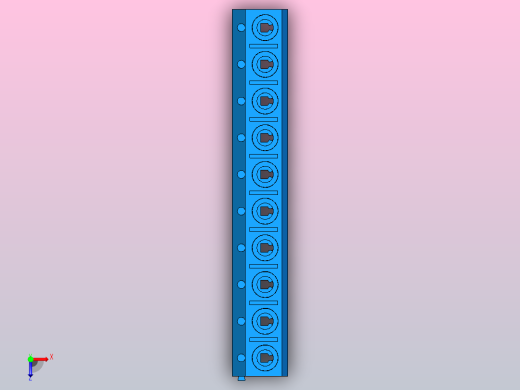 10针DG306 5蓝色间距5毫米ipt俯视缩略图