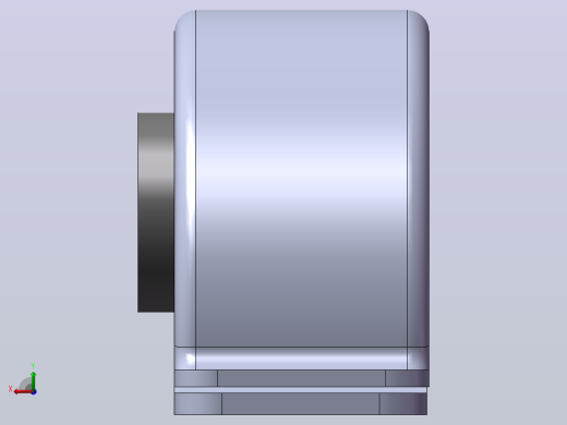 轴承座User Library-Grainger_2X898_后视缩略图