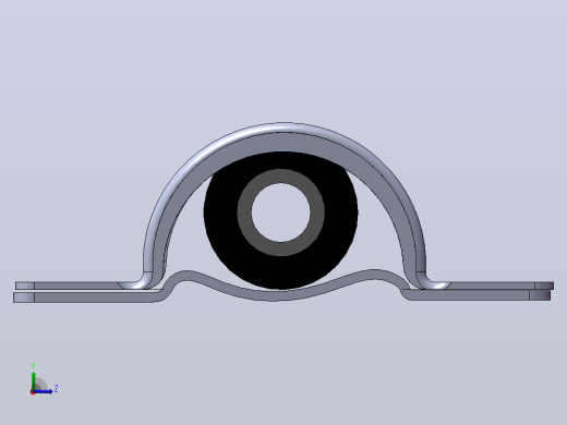 轴承座User Library-Grainger_2X898_左视缩略图