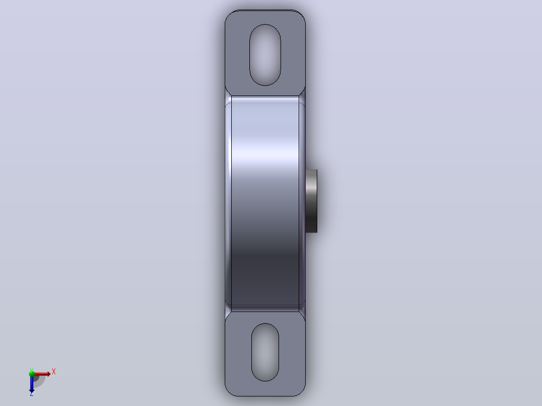 轴承座User Library-Grainger_2X898_俯视图