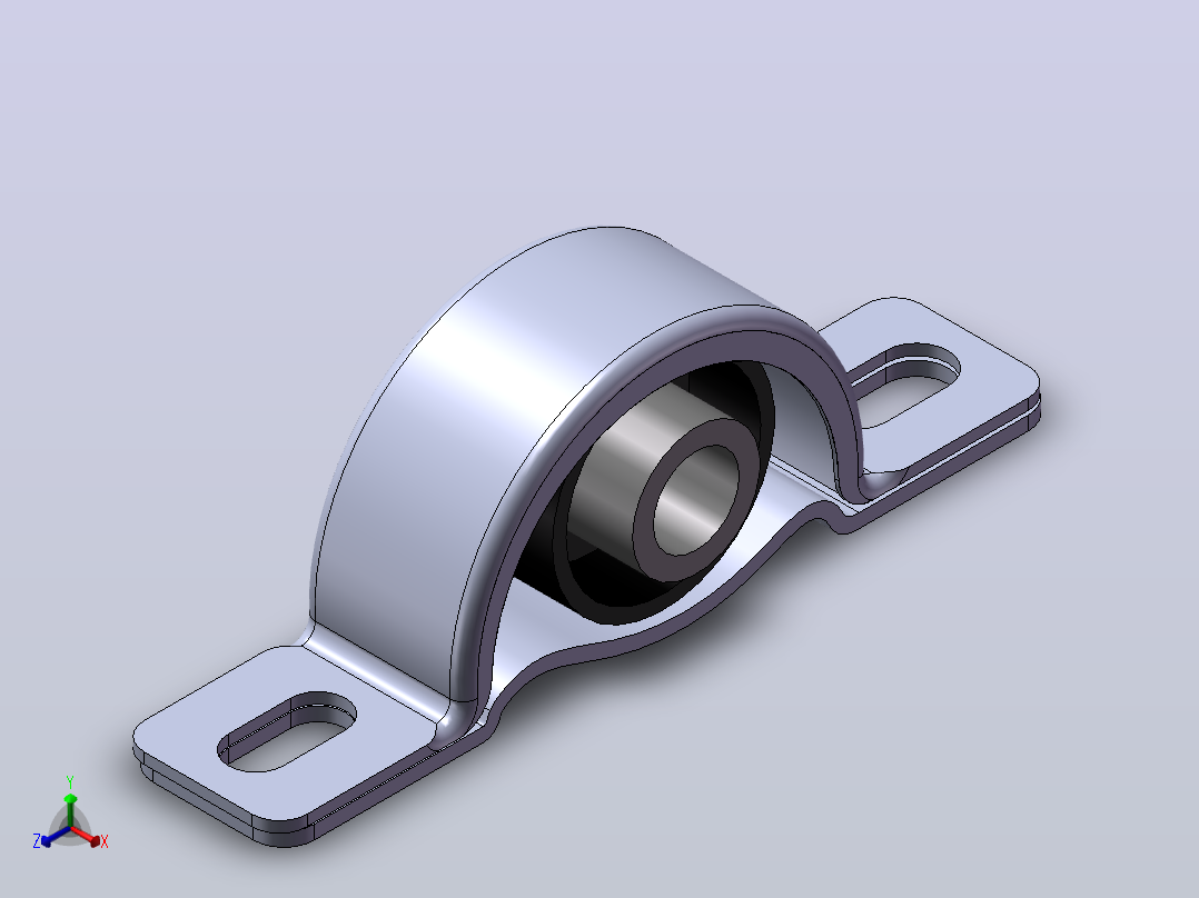 轴承座User Library-Grainger_2X898_正等轴测图