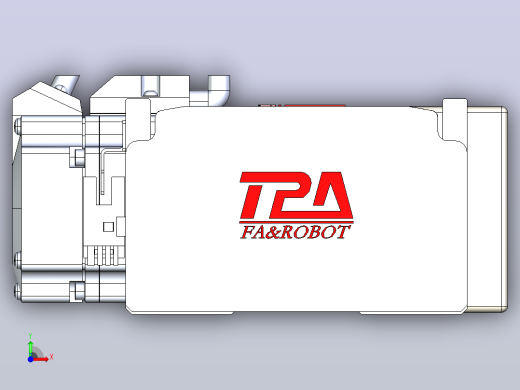 皮带直线轴半封闭可选导轨TPA-HNB-110D-90-L1750-ML-Y-P40-N3前视缩略图