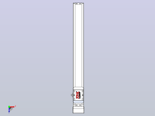 滚珠丝杠直线轴带导轨全封闭TPA-HCR-65S-1610C-L500-MP-Y-P20-N3俯视缩略图