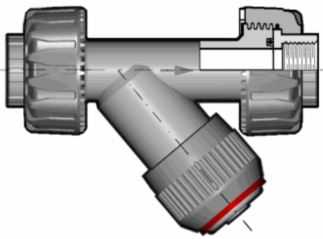 5RVUFV PVC-U硬。BSP螺纹过滤器缩略图