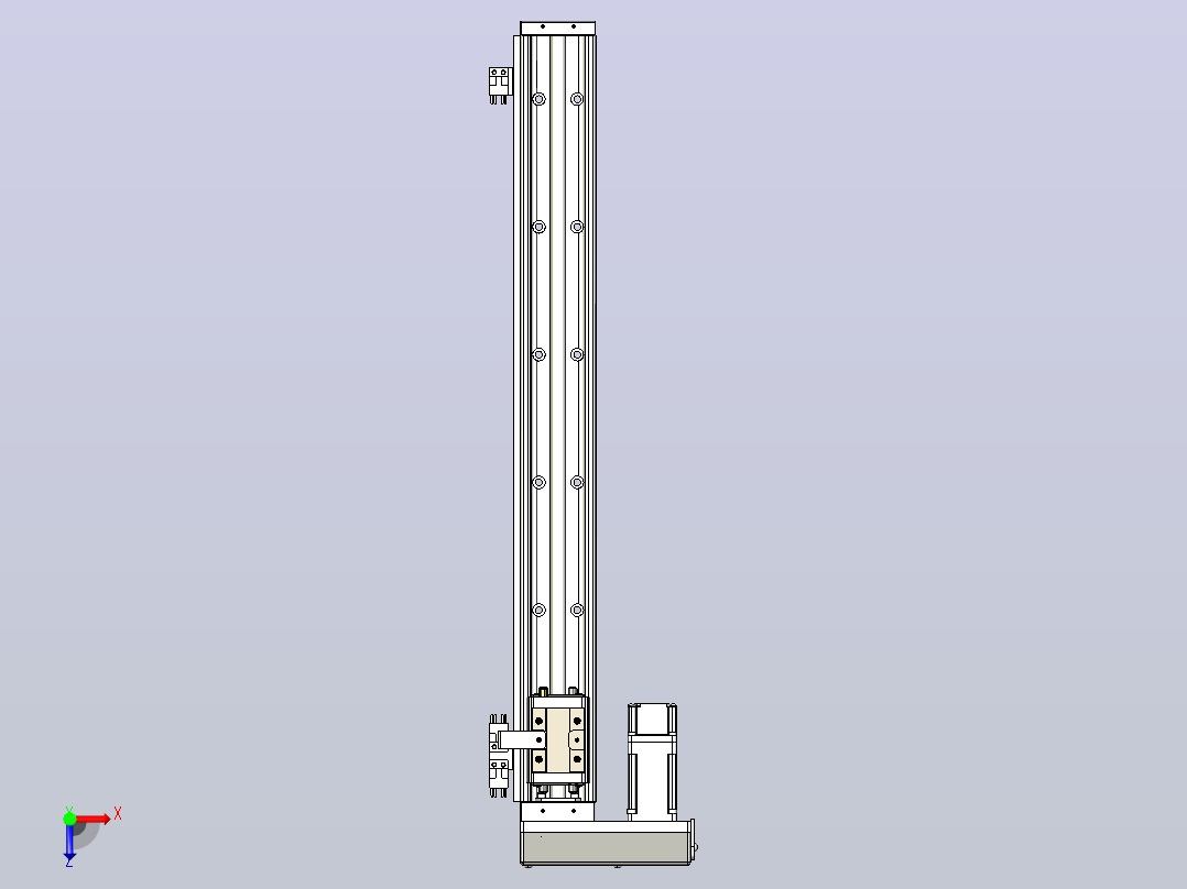 KK60-600A1-HL0 模组 标准A1滑座 KK60-A1-HL0 替换上银俯视图
