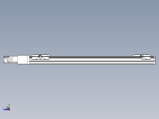 滚珠丝杠线性轴TPA-GCRS-50-1205C-L225-M-M10-N3右视缩略图