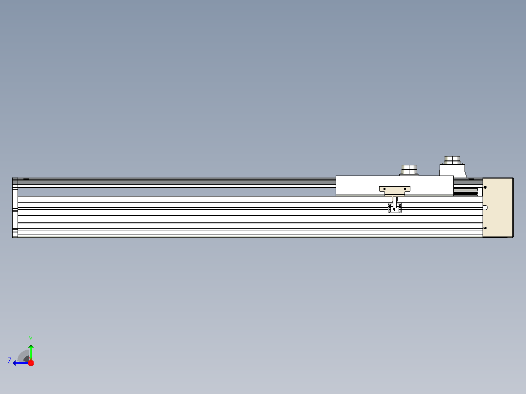 日规模组半封闭丝杆TPA-HNR-220D-3210C-L550-MR-C-P1K-N3右视图