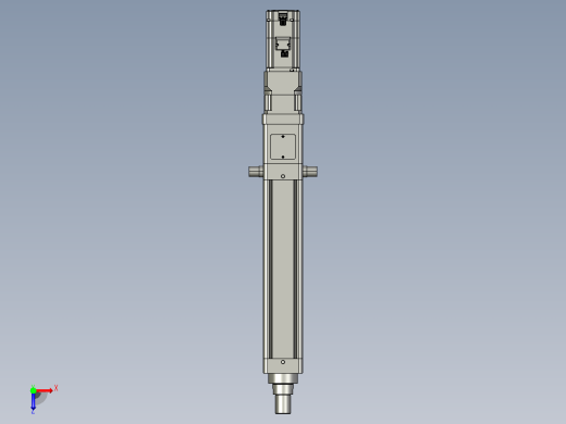 轻载电动缸TPA-ESR80-2510C-L300-M-TC-W-P75-JX-C3俯视缩略图