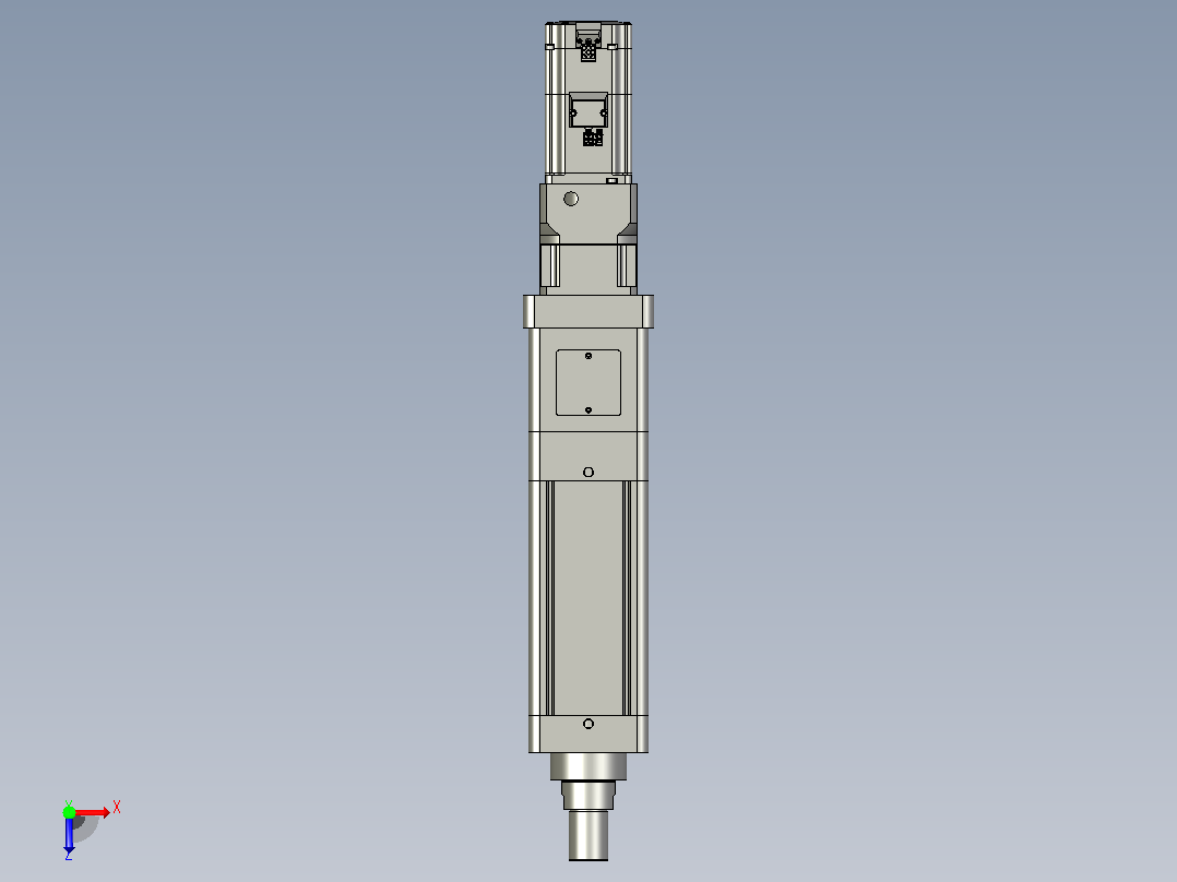 轻载电动缸TPA-ESR100-3210C-L50-M-W-P75-JX-C3俯视图