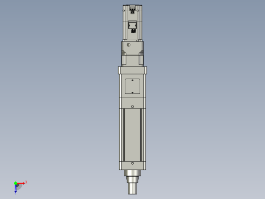 轻载电动缸TPA-ESR100-3210C-L50-M-W-P75-JX-C3俯视缩略图