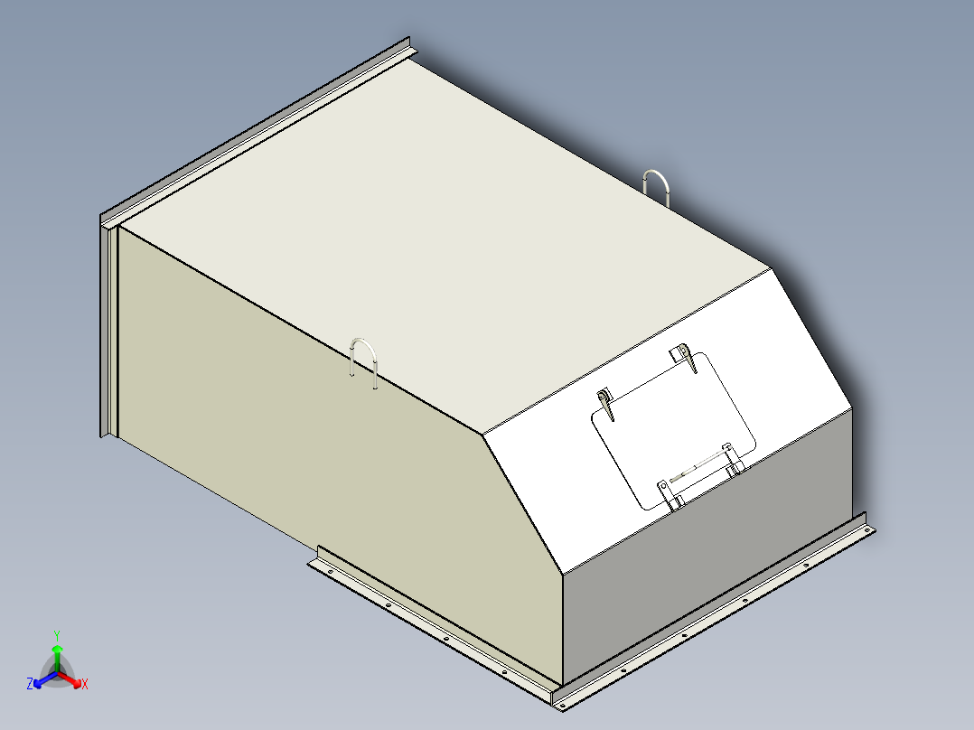 TD75型带式输送机头部护罩 TD4J11