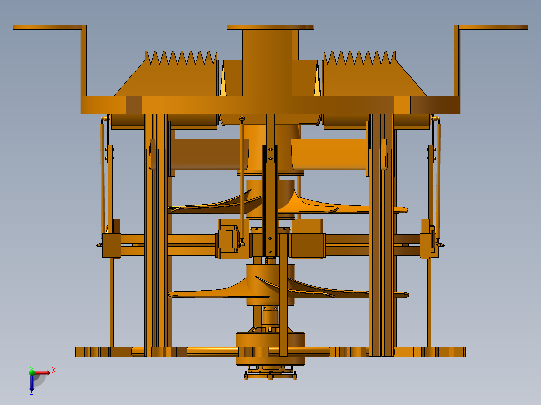 B13-垂直升降无人机俯视图