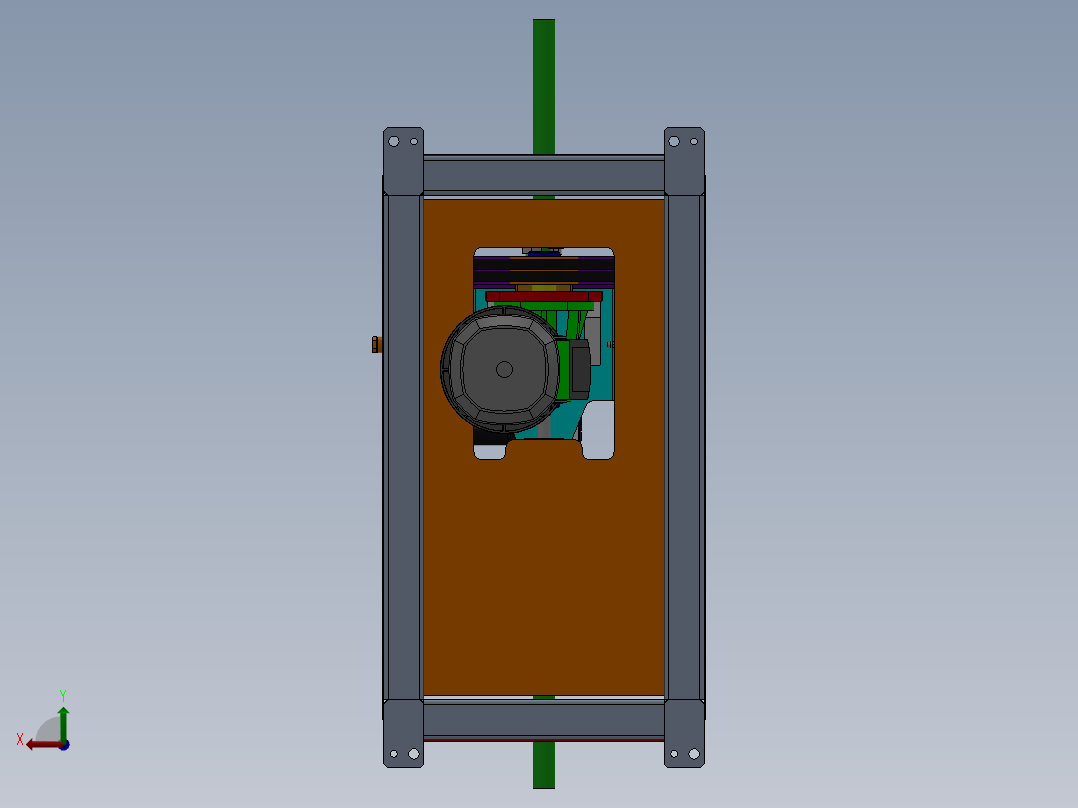 231圆轴焊接机后视图