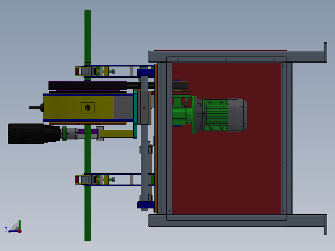 231圆轴焊接机右视图