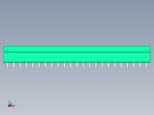 DEGSON 15EDG 系列 3.5mm 插拔式接线端子 FullPack-15EDGVC-3.5-23P-14-00AH前视缩略图