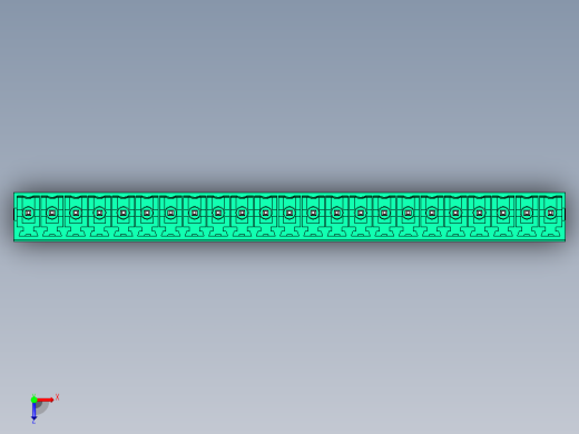 DEGSON 15EDG 系列 3.5mm 插拔式接线端子 FullPack-15EDGVC-3.5-23P-14-00AH俯视缩略图