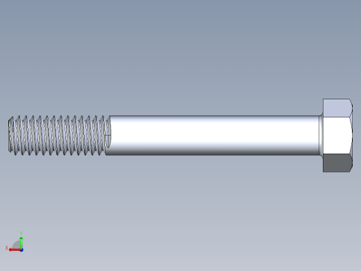 UNC 六角螺栓-Hex Bolt 0.3125-18 x 2.5后视缩略图