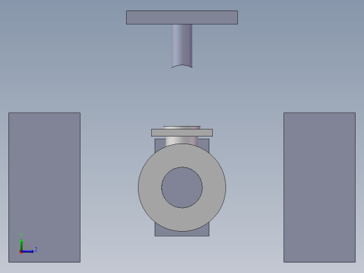 三通模具左视缩略图
