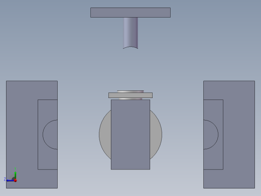 三通模具右视缩略图
