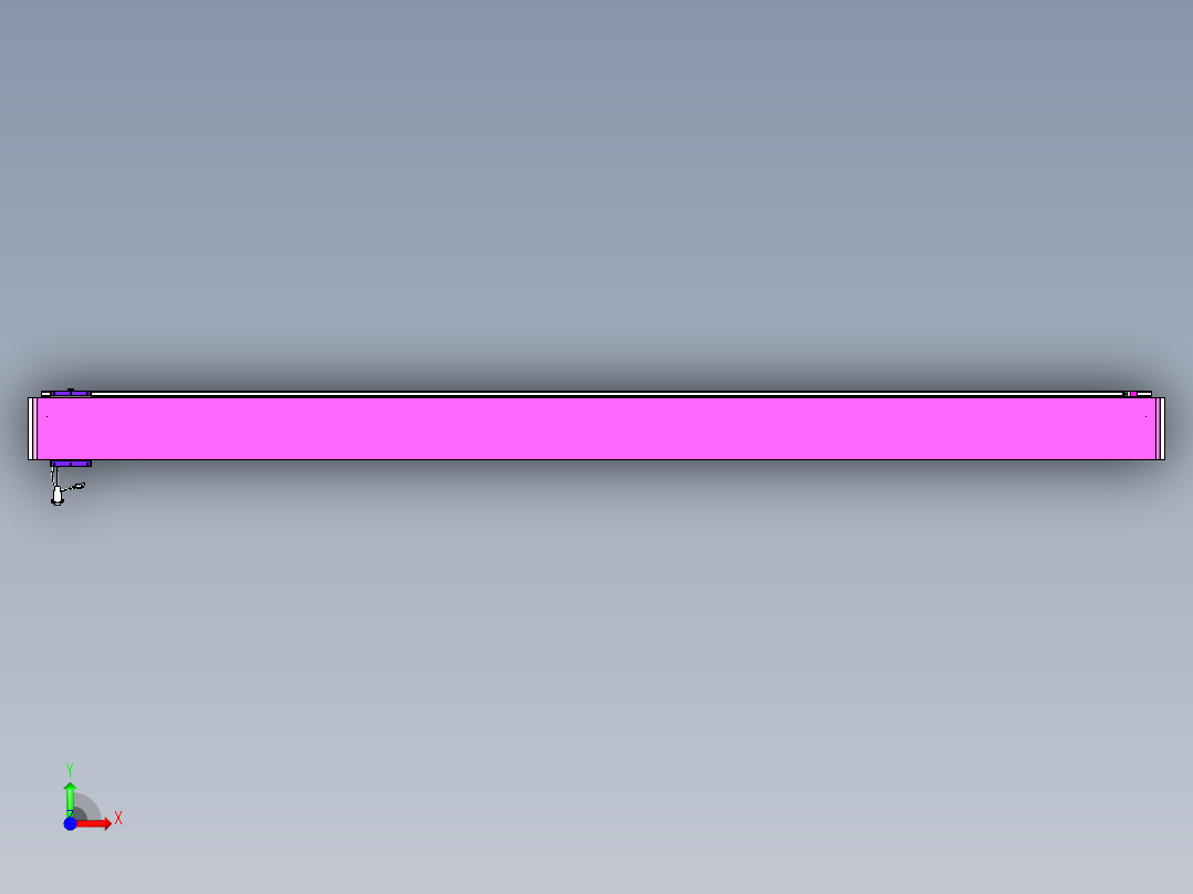 威洛博VL系列直线电机模组-VL17E1-S2850前视图