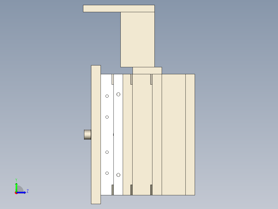 10-cavity-nut-mold-assembly-gear-box-demolding-system-1左视图