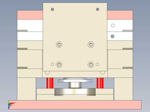 10-cavity-nut-mold-assembly-gear-box-demolding-system-1俯视缩略图