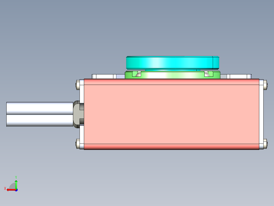 威洛博LNR电动转台LNR10-K-S-N后视图