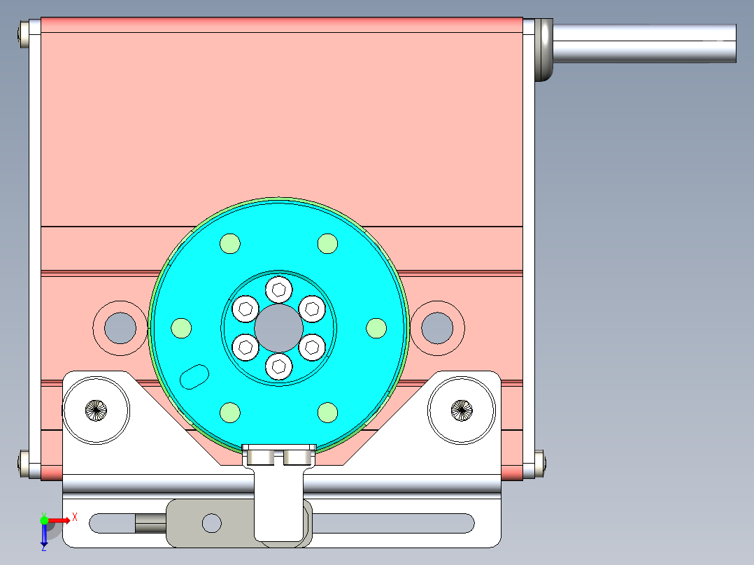 威洛博LNR电动转台LNR10-K-S-N俯视图
