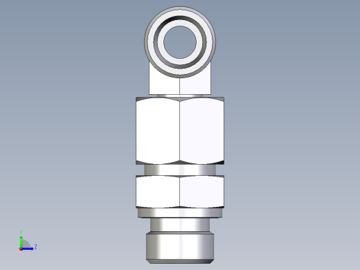 卡套式工业通用硬管接头EO_Assembled_adjustable_standpipe_branch_tee_EVT14SROMD71左视缩略图