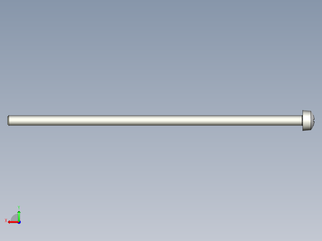 Cross_recessed_head-M3.5-100-30-4-7-3.5.stp螺钉-后视图