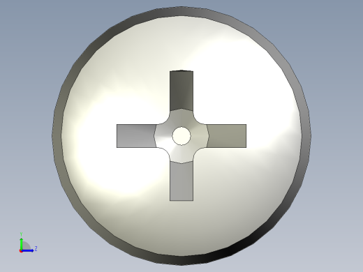 Cross_recessed_head-M3.5-100-30-4-7-3.5.stp螺钉-左视缩略图