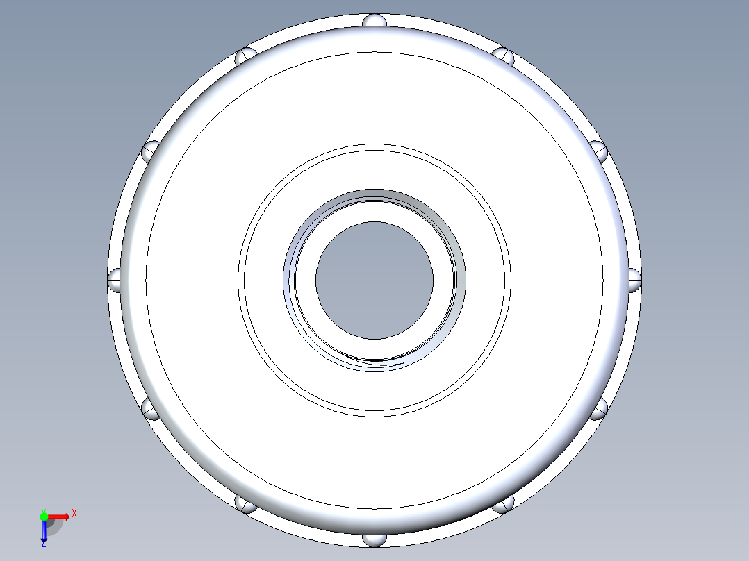 CPVC管件30-Sch80_Union T375_FPTxFPT_9858-375-005_0.5in俯视图