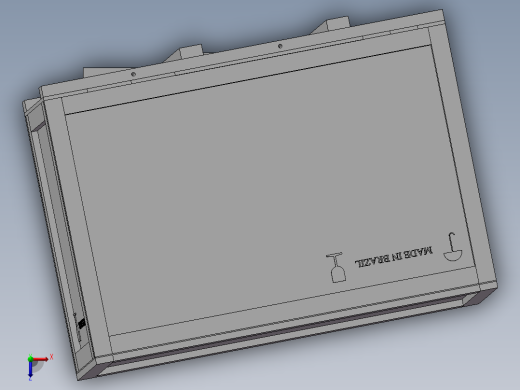 木头做的转运箱子俯视缩略图