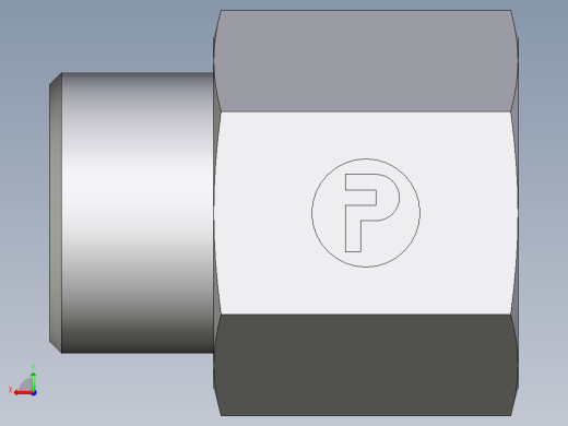 卡套式工业通用硬管接头EO_Swivel_connector_GAI16SR71X后视缩略图