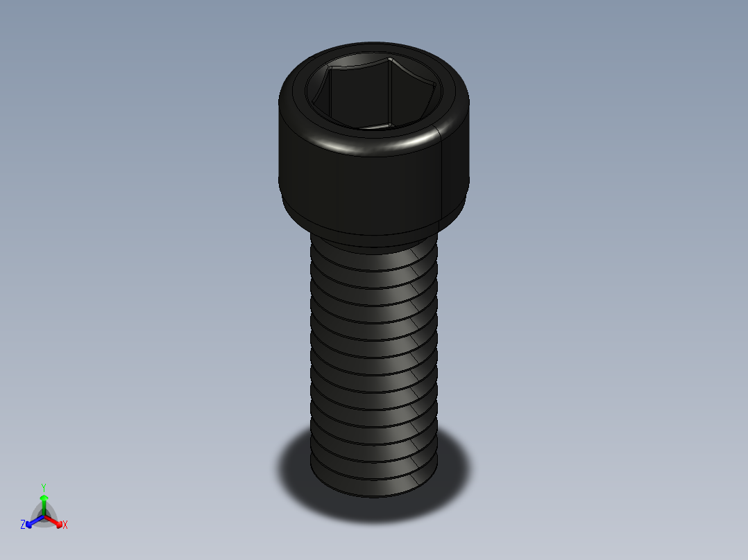 紧固件-STEP 0.3750 Socked Head