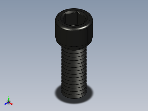 紧固件-STEP 0.3750 Socked Head