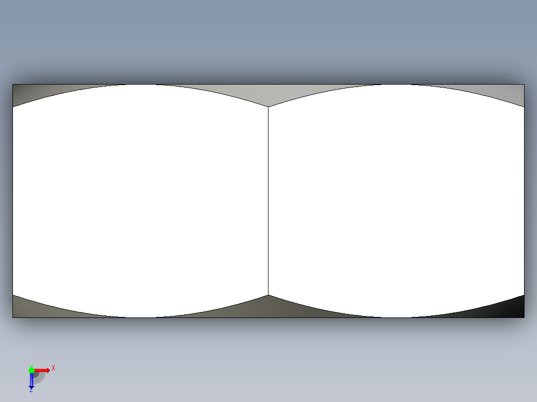 M4 x 0.7mm Thread HEX NUT.IGS俯视图