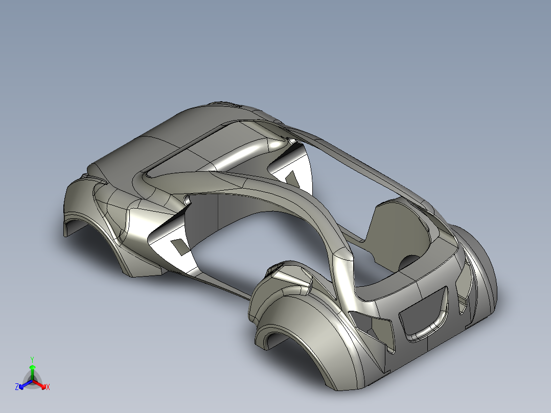 汽车车身 (14)正等轴测图