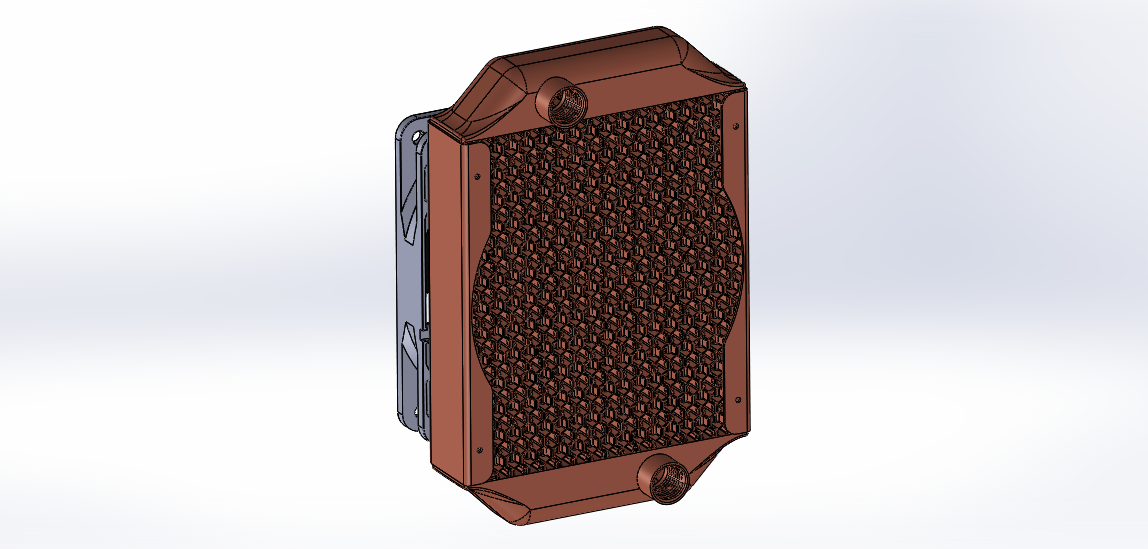 蜂窝状散热器PC水冷却器