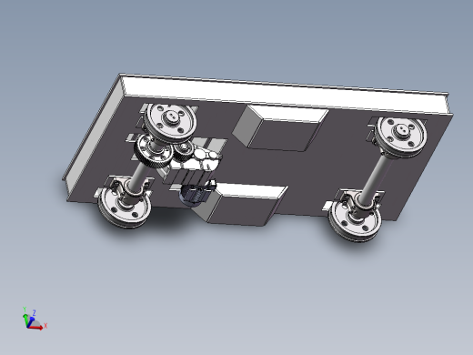 60T电动平车装配三维SW模型=1555927==400
