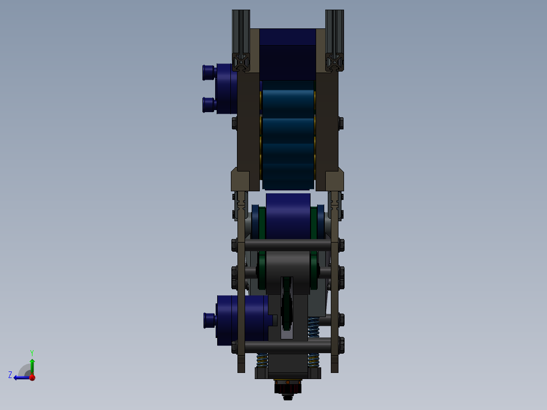 自动组装机右视图