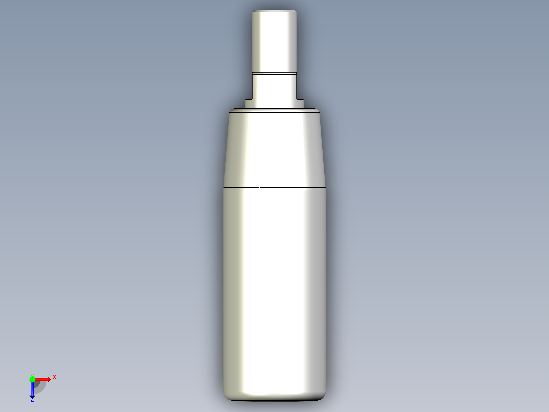 旋轉把手(電木)1052-3D多系列多零件图纸模型俯视图