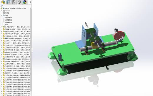 往复式摩擦试验机结构三维缩略图