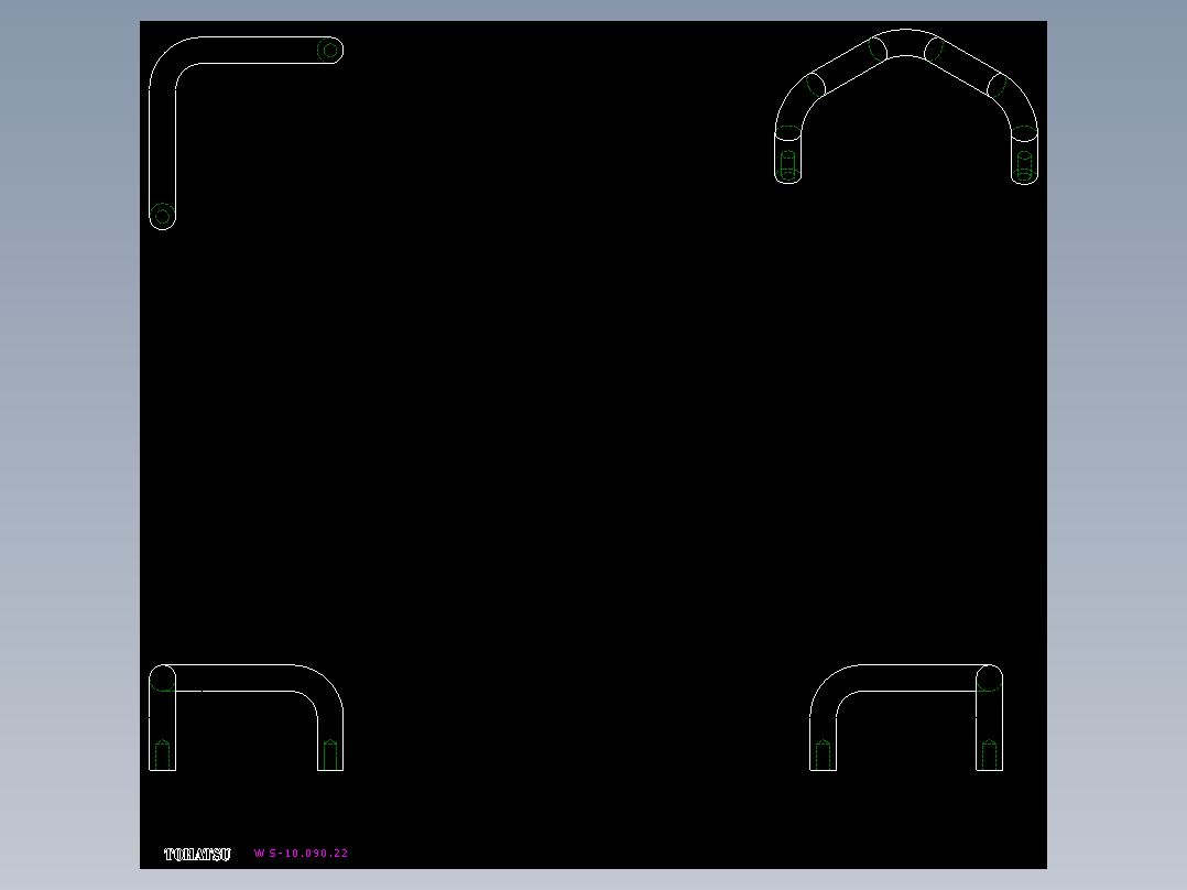 取手(鋼材)WS-2D多系列多零件图纸模型